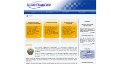 Desktop Screenshot of alliance-management.fr