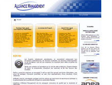 Tablet Screenshot of alliance-management.fr